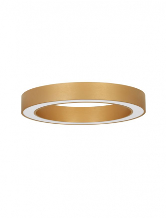 Moderne - 9345634 Plafoniera Nova Luce MORBIDO LED 48W 3730lm 2700K - 4000K Aluminium & Acrylic Brass Gold Dimabil CCT IP20