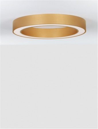 9345634 Plafoniera Nova Luce MORBIDO LED 48W 3730lm 2700K - 4000K Aluminium & Acrylic Brass Gold Dimabil CCT IP20 [3]