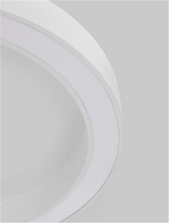 9345635 Plafoniera Nova Luce MORBIDO LED 48W 3730lm 2700K - 4000K Aluminium & Acrylic Sandy Black Dimabil CCT IP20 [4]