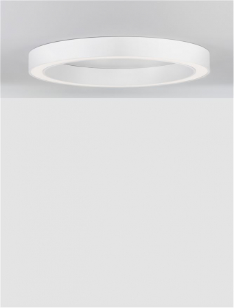 9345635 Plafoniera Nova Luce MORBIDO LED 48W 3730lm 2700K - 4000K Aluminium & Acrylic Sandy Black Dimabil CCT IP20 [2]