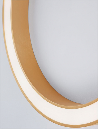 9345637 Plafoniera Nova Luce MORBIDO LED 48W 3730lm 2700K - 4000K Aluminium & Acrylic Brass Gold Dimabil CCT IP20 [5]