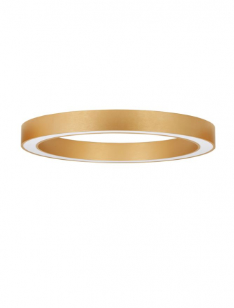 Moderne - 9345637 Plafoniera Nova Luce MORBIDO LED 48W 3730lm 2700K - 4000K Aluminium & Acrylic Brass Gold Dimabil CCT IP20