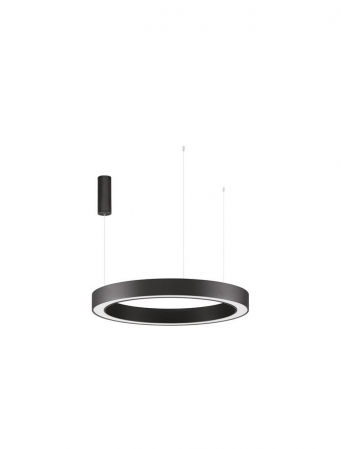 ILUMINAT - 9345642 Lustra Nova Luce MORBIDO LED 59W 4076lm 2700K - 4000K Aluminium & Acrylic Sandy Black Dimabil CCT IP20