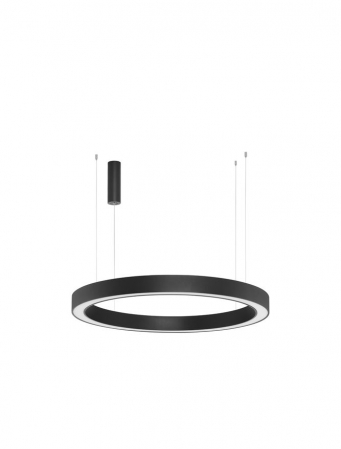 9345645 Lustra Nova Luce MORBIDO LED 80W 4373lm 2700K - 4000K Aluminium & Acrylic Sandy Black Dimabil CCT IP20