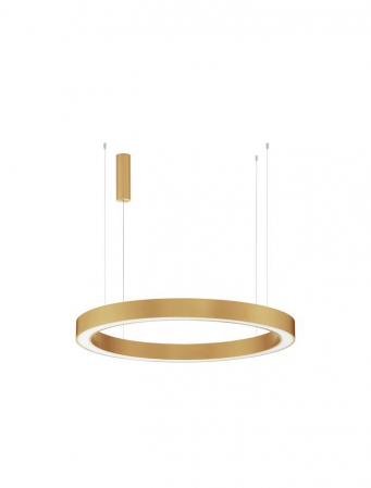 9345646 Lustra Nova Luce MORBIDO LED 80W 4373lm 2700K - 4000K Aluminium & Acrylic Brass Gold Dimabil CCT IP20