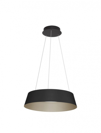 Lustre - 9345658 Lustra Nova Luce ALBA LED 53W 1982lm 3000K Aluminium Sandy Black & Gold Dimabil Triac IP20