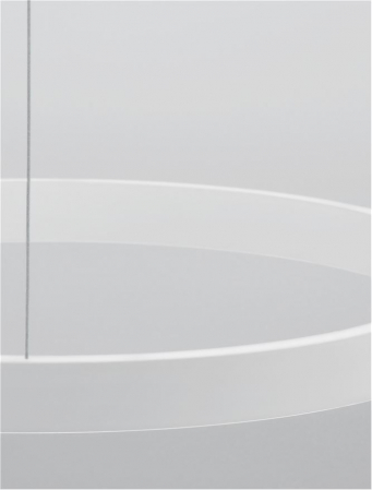 9345659 Lustra Nova Luce ELOWEN LED 60W 2552lm 3000K Aluminium & Acrylic Sandy White Dimabil Triac IP20 [1]