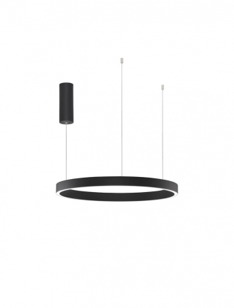 9345660 Lustra Nova Luce ELOWEN LED 60W 2552lm 3000K Aluminium & Acrylic Sandy Black Dimabil Triac IP20