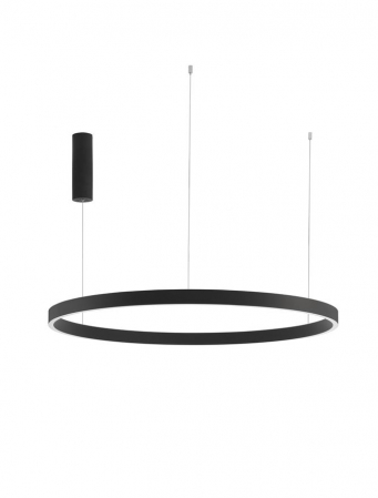 9345668 Lustra Nova Luce ELOWEN LED 106W 4899lm 3000K Aluminium & Acrylic Sandy Black Dimabil Triac IP20
