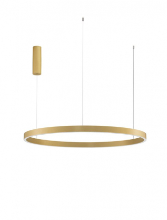 ILUMINAT INTERIOR - 9345669 Lustra Nova Luce ELOWEN LED 106W 4899lm 3000K Aluminium & Acrylic Brushed Gold Dimabil Triac IP20