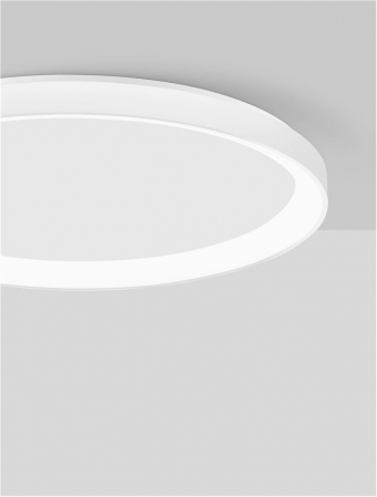9345680 Plafoniera Nova Luce PERTINO LED 30W 1785lm 2700K Aluminium & Acrylic Sandy White Dimabil Triac IP20 [1]