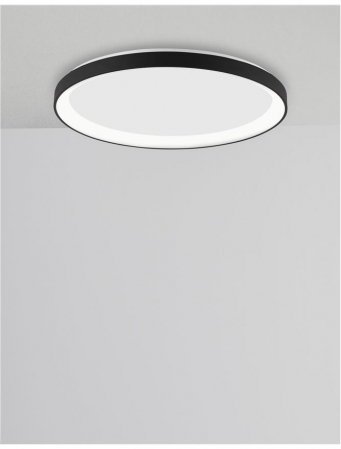 9345681 Plafoniera Nova Luce PERTINO LED 30W 1785lm 2700K Aluminium & Acrylic Sandy Black Dimabil Triac IP20 [2]