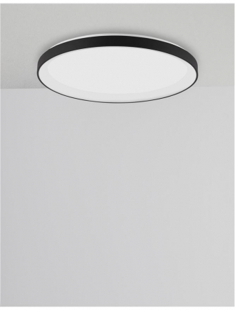 9345681 Plafoniera Nova Luce PERTINO LED 30W 1785lm 2700K Aluminium & Acrylic Sandy Black Dimabil Triac IP20 [3]