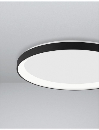 9345681 Plafoniera Nova Luce PERTINO LED 30W 1785lm 2700K Aluminium & Acrylic Sandy Black Dimabil Triac IP20 [4]
