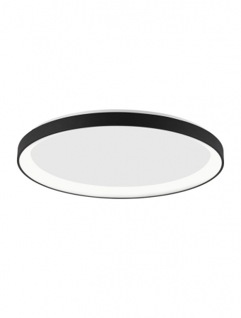 Moderne - 9345683 Plafoniera Nova Luce PERTINO LED 40W 2554lm 2700K Aluminium & Acrylic Sandy Black Dimabil Triac IP20