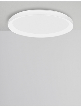 9345684 Plafoniera Nova Luce PERTINO LED 50W 3134lm 2700K Aluminium & Acrylic Sandy White Dimabil Triac IP20 [2]