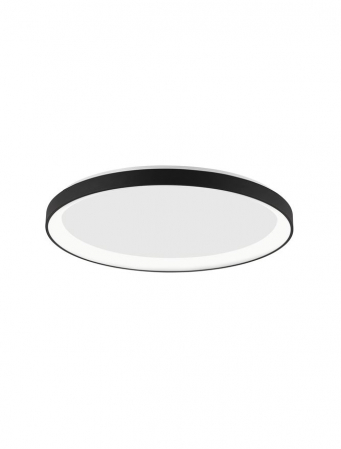 Plafoniere - 9345685 Plafoniera Nova Luce PERTINO LED 50W 3134lm 2700K Aluminium & Acrylic Sandy Black Dimabil Triac IP20