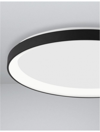 9345685 Plafoniera Nova Luce PERTINO LED 50W 3134lm 2700K Aluminium & Acrylic Sandy Black Dimabil Triac IP20 [5]