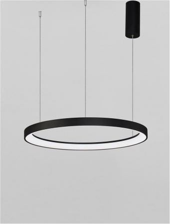 9345689 Lustra Nova Luce PERTINO LED 48W 2773lm 2700K Aluminium & Acrylic Sandy Black Dimabil Triac IP20 [2]