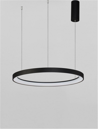9345689 Lustra Nova Luce PERTINO LED 48W 2773lm 2700K Aluminium & Acrylic Sandy Black Dimabil Triac IP20 [3]