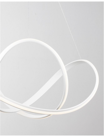 9348052 Suspensie Nova Luce APUS LED 50W 2158lm 3000K IP20 Aluminiu & Acril Sandy White NOVALUCE [1]