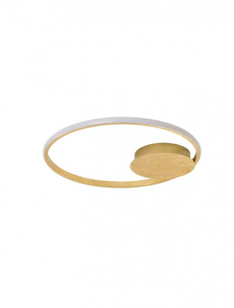 Moderne - 9348071 Plafoniera Nova Luce FULINE LED 32W 2321lm 3000K IP20 Aluminiu & Acril Gold Leaf NOVALUCE