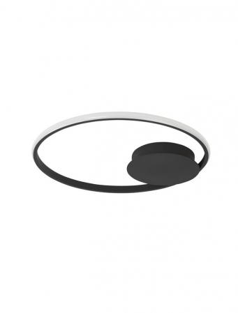Moderne - 9348073 Plafoniera Nova Luce FULINE LED 32W 1423lm 3000K IP20 Aluminiu & Acril Sandy Black NOVALUCE
