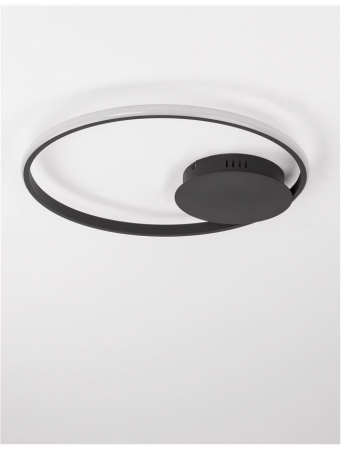 9348073 Plafoniera Nova Luce FULINE LED 32W 1423lm 3000K IP20 Aluminiu & Acril Sandy Black NOVALUCE [2]
