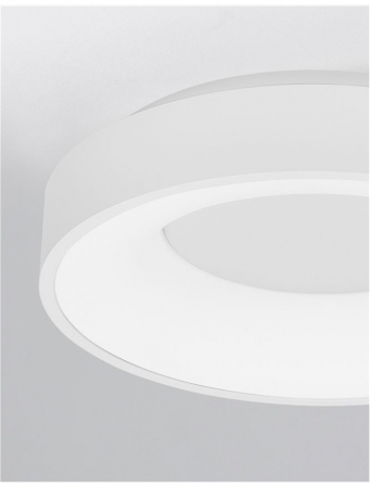 9353830 Plafoniera Nova Luce RANDO THIN LED 30W 1845lm 3000K Aluminium & Acrylic Sandy White Dimabil Triac IP20 [3]