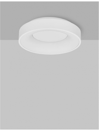 9353830 Plafoniera Nova Luce RANDO THIN LED 30W 1845lm 3000K Aluminium & Acrylic Sandy White Dimabil Triac IP20 [2]