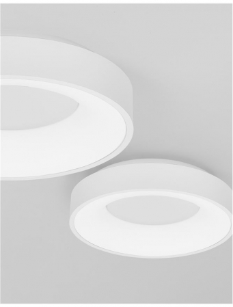 9353830 Plafoniera Nova Luce RANDO THIN LED 30W 1845lm 3000K Aluminium & Acrylic Sandy White Dimabil Triac IP20 [4]