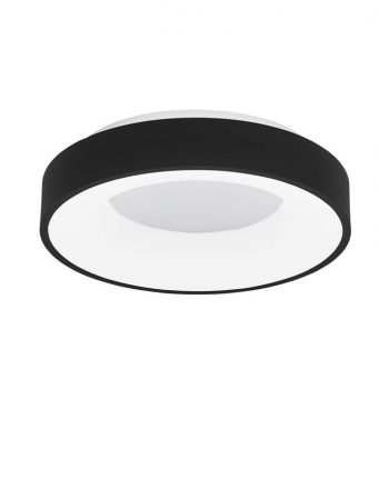 9353831 Plafoniera Nova Luce RANDO THIN LED 30W 1845lm 3000K Aluminium & Acrylic Sandy Black Dimabil Triac IP20
