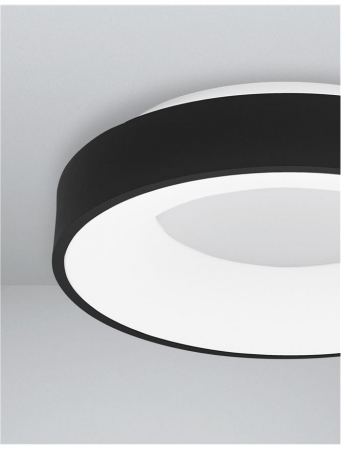 9353831 Plafoniera Nova Luce RANDO THIN LED 30W 1845lm 3000K Aluminium & Acrylic Sandy Black Dimabil Triac IP20 [5]