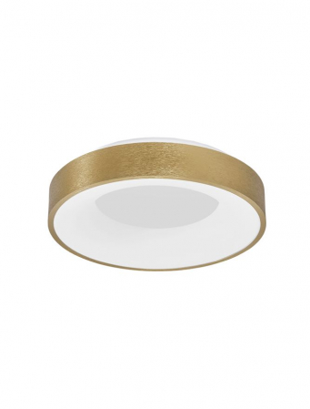 9353832 Plafoniera Nova Luce RANDO THIN LED 30W 1845lm 3000K Aluminium & Acrylic Brushed Gold Dimabil Triac IP20