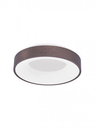 9353833 Plafoniera Nova Luce RANDO THIN LED 30W 1845lm 3000K Aluminium & Acrylic Brushed Coffee Dimabil Triac IP20