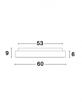 9353852 Plafoniera Nova Luce RANDO THIN LED 50W 2864lm 3000K Aluminium & Acrylic Sandy White Dimabil Triac IP20 [4]