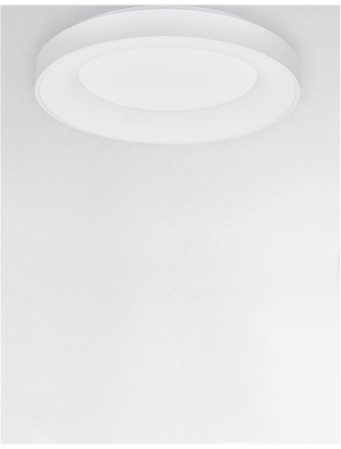 9353852 Plafoniera Nova Luce RANDO THIN LED 50W 2864lm 3000K Aluminium & Acrylic Sandy White Dimabil Triac IP20 [1]
