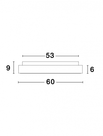9353854 Plafoniera Nova Luce RANDO THIN LED 50W 2864lm 3000K Aluminium & Acrylic Brushed Gold Dimabil Triac IP20 [6]