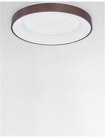 9353855 Plafoniera Nova Luce RANDO THIN LED 50W 2864lm 3000K Aluminium & Acrylic Brushed Coffee Dimabil Triac IP20 [3]
