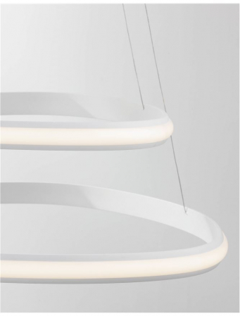 9357061 Lustra Nova Luce ARIES LED 48W 2363lm 3000K IP20 Aluminiu & Acril Sandy White NOVALUCE [5]