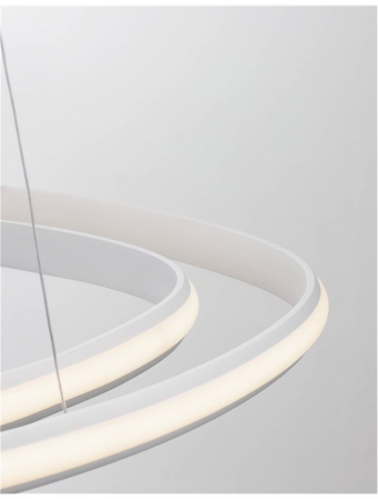 9357061 Lustra Nova Luce ARIES LED 48W 2363lm 3000K IP20 Aluminiu & Acril Sandy White NOVALUCE [2]