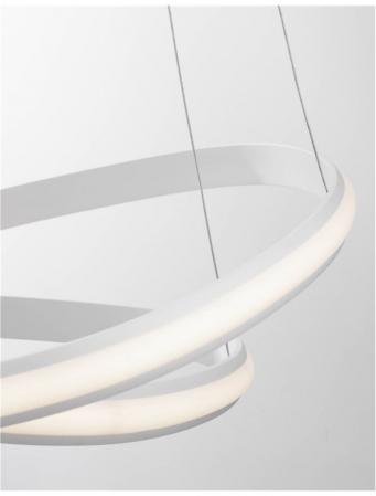 9357061 Lustra Nova Luce ARIES LED 48W 2363lm 3000K IP20 Aluminiu & Acril Sandy White NOVALUCE [4]
