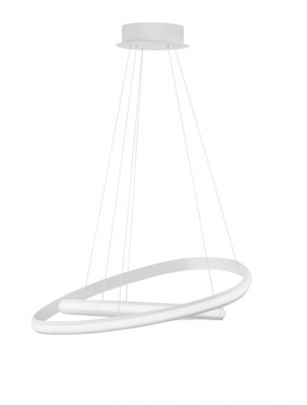 ILUMINAT INTERIOR - 9357061 Lustra Nova Luce ARIES LED 48W 2363lm 3000K IP20 Aluminiu & Acril Sandy White NOVALUCE