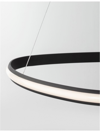 9357064 Suspensie Nova Luce ARIES LED 32W 1770lm 3000K IP20 Aluminiu & Acril Sandy Black NOVALUCE [2]