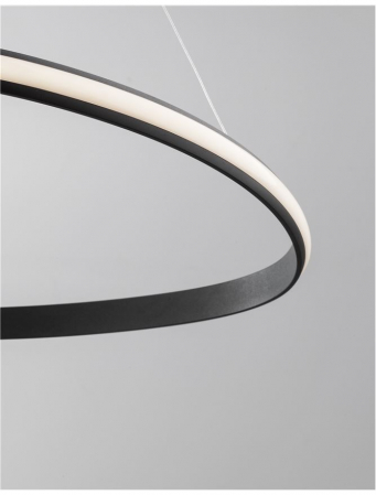 9357064 Suspensie Nova Luce ARIES LED 32W 1770lm 3000K IP20 Aluminiu & Acril Sandy Black NOVALUCE [3]