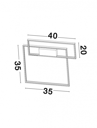 9364033 Plafoniera Nova Luce PORTO LED 30W 1234lm 3000K IP20 Aluminiu/Acril Sandy Black NOVALUCE [5]