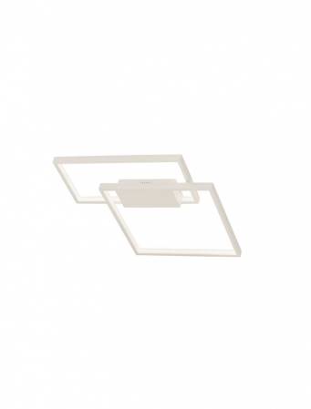 9364034 Plafoniera Nova Luce PORTO LED 30W 1958lm 3000K IP20 Aluminiu/Acril Sandy White NOVALUCE