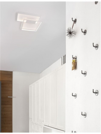 9364034 Plafoniera Nova Luce PORTO LED 30W 1958lm 3000K IP20 Aluminiu/Acril Sandy White NOVALUCE [1]
