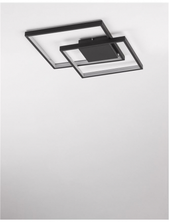9364035 Plafoniera Nova Luce PORTO LED 30W 1350lm 3000K IP20 Aluminiu/Acril Sandy Black NOVALUCE [2]