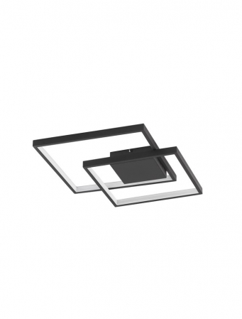 Moderne - 9364035 Plafoniera Nova Luce PORTO LED 30W 1350lm 3000K IP20 Aluminiu/Acril Sandy Black NOVALUCE